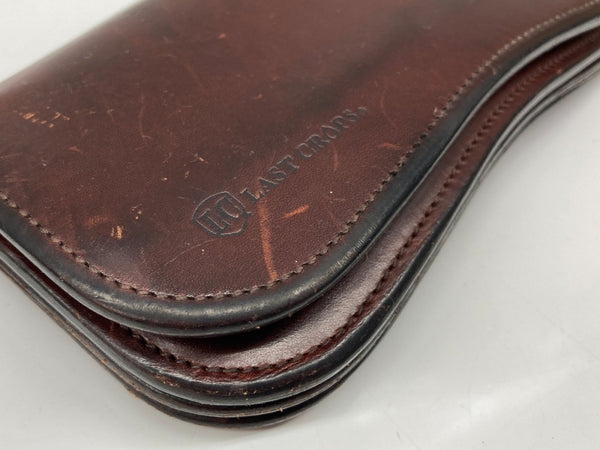 ラストクロップス LAST CROPS BLISTER ブリスター 二つ折り 長財布 ロング ウォレット カードケース 茶 財布・ケース メンズ財布 ロゴ ブラウン 104W-28