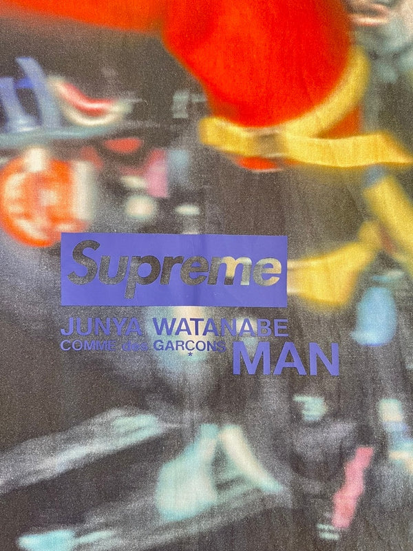 シュプリーム SUPREME Supreme×JUNYA WATANABE COMME des GARCONS MAN Nature Shirt フォトプリント XL 長袖シャツ ブラック LLサイズ 101MT-4155