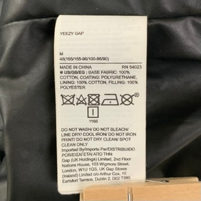 イージーギャップ YEEZY GAP Round Jacket ジャケット ブラック Mサイズ 201MT-4274