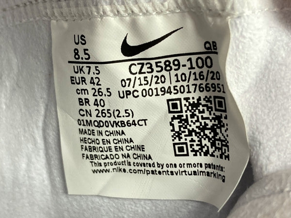 ナイキ NIKE 20年製 × READYMADE レディメイド BLAZER MID ブレーザー ミッド リサイクル シューズ 白 CZ3589-100 メンズ靴 スニーカー ホワイト 26.5cm 104S-663