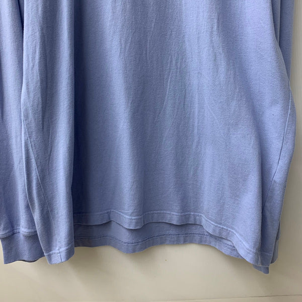 シュプリーム SUPREME Small Box l/s tee ロンT ブルー Mサイズ 201MT-4319