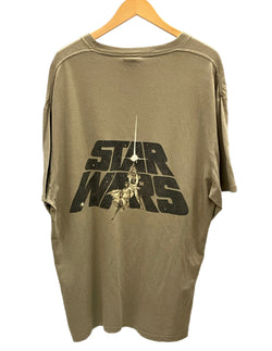 ヴィンテージ Vintage 90's 90s 90年代 Changes STAR WARS REBELWEAR  両面プリント USA製 MADE IN USA 袖シングルステッチ XL Tシャツ プリント カーキ LLサイズ 101MT-2419