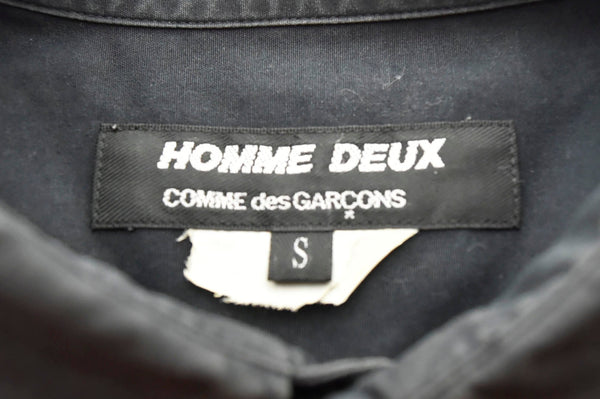 コムデギャルソン COMME des GARCONS comme des garcons homme deux オム ドゥ 長袖 シャツ 黒 AD2013 DL-B044 長袖シャツ ブラック Sサイズ 103MT-717