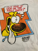 US US古着 90's 90年代 Stedman GRIMMY Mothergoose & Grimm アートＴ コミック VINTAGE ヴィンテージ XL Tシャツ ホワイト LLサイズ 101MT-4993