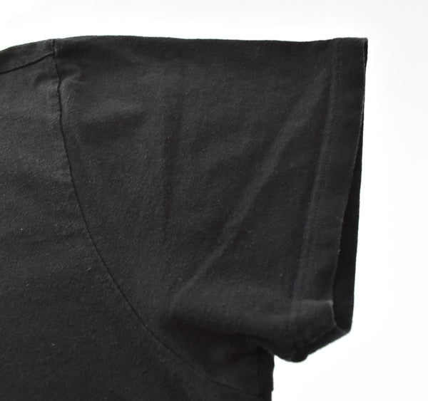 ロロピアーナ Loro Piana Hiroshi Fujiwara  藤原ヒロシ ロゴプリント クルーネック 半袖Tシャツ 黒 MAL0864 Tシャツ ブラック Sサイズ 103MT-2545