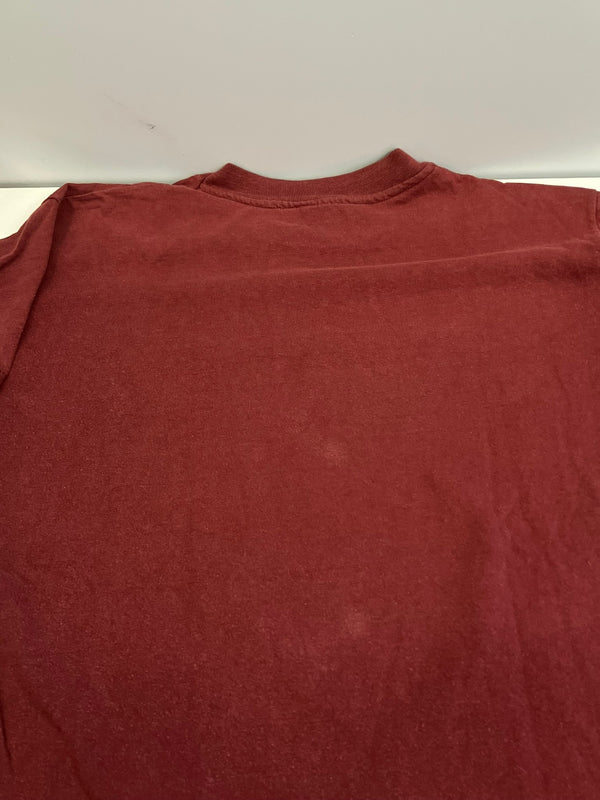 チャンピオン Champion 80's 80年代 トリコタグ MINNESOTA ミネソタ カレッジロゴ プリント vintage ヴィンテージ made in USA アメリカ製 XL Tシャツ ワインレッド LLサイズ 101MT-4035