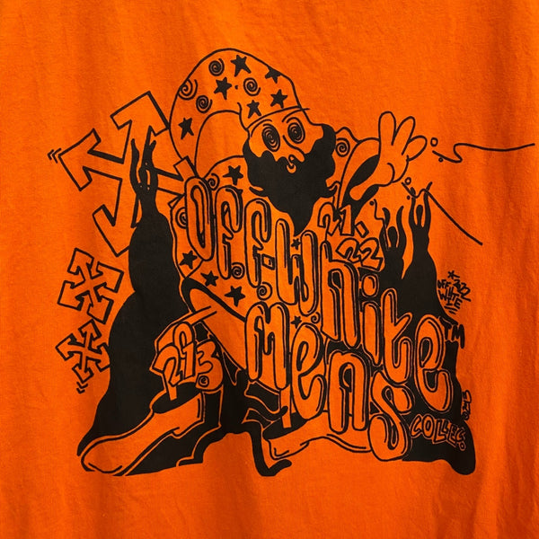 オフホワイト Off-White 21SS ピエロTee OMAA027F21JER015 Tシャツ オレンジ Mサイズ 201MT-4526