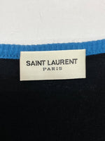 サンローラン Saint Laurent 17SS TO THE MOON AND BACK TEE プリント Tシャツ 半袖 カットソー 黒 466907 YB1FT Tシャツ プリント ブラック XSサイズ 104MT-1598