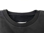 メゾンマルジェラ Maison Margiela  アップサイドダウンロゴ 刺繍 クルーネック スウェット S50GU0166 54 ブラック 601MT-42
