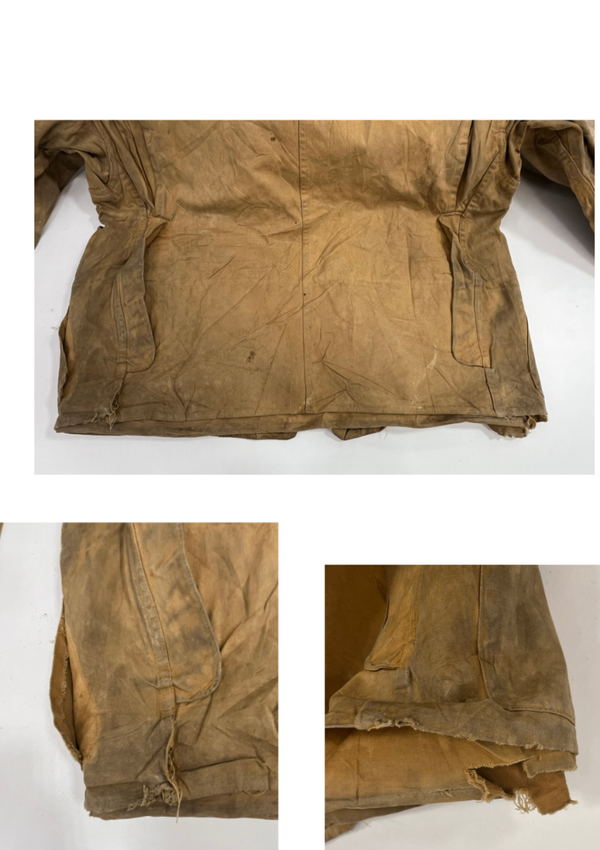 ヴィンテージ vintage 50’s～ 50年代 RED HEAD Bone-Dry レッドヘッド 黒タグ ハンティングジャケット カバーオール ウッドボタン SERVAL ZIP 襤褸 雰囲気系 ジャケット ブラウン 101MT-5446