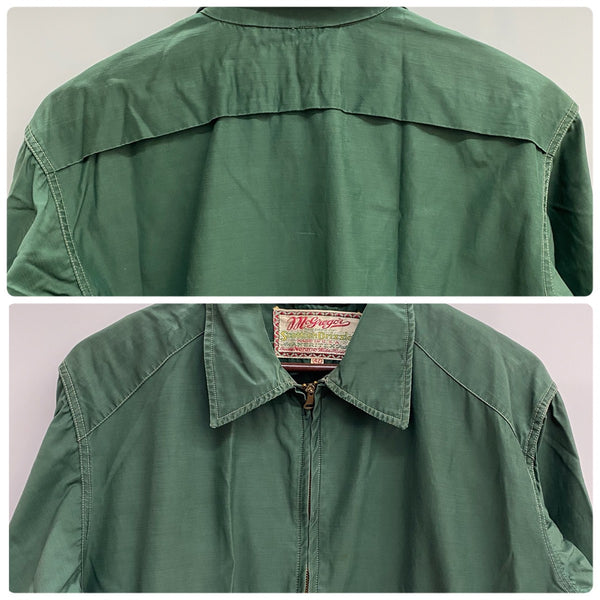 【曜日割引対象外】 ヴィンテージ vintage 40's mcgregor McGREGOR USA製 SCOTTISH DRIZZLER ドリズラー ジャケット グリーン 42サイズ 201MT-3553 VB