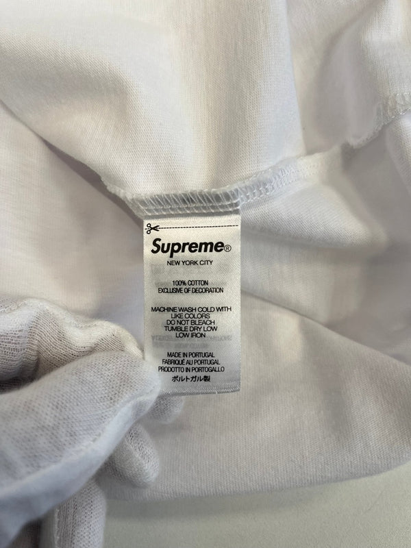シュプリーム SUPREME Small Box Logo L/S Tee White スモールボックスロゴ 白 ロンT ホワイト Lサイズ 101MT-5255