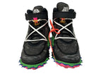 ナイキ NIKE 21年製 × OFF-WHITE オフホワイト AIR FORCE 1 MID SP エア フォース ミッド AF1 シューズ 黒 DO6290-001 メンズ靴 スニーカー ブラック 28.5cm 104S-728
