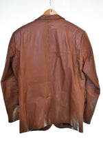 ポールスミス Paul Smith レザー テーラードジャケット 羊革 PP-MN-57132 L2 ジャケット ブラウン 103MT-3409