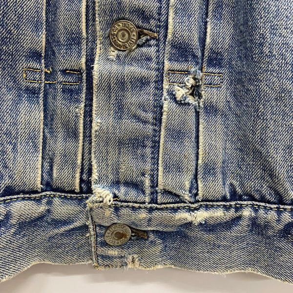 【曜日割引対象外】 リーバイス Levi's 50's 517XX 2nd 紙パッチ ハギ付き インナーカット ジャケット ブルー 201MT-4512 VB