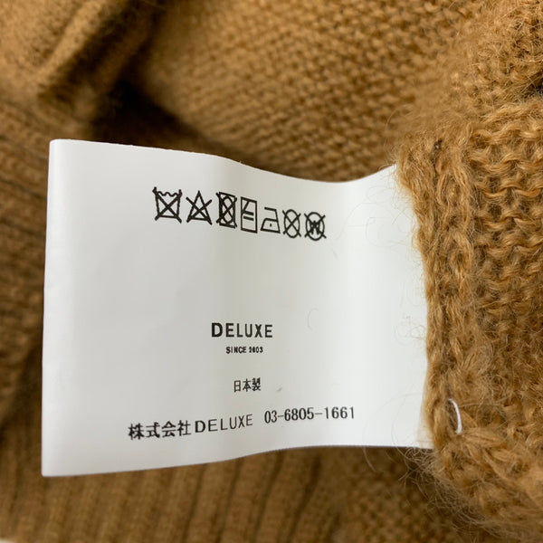 デラックス Deluxe SWEETJANE モヘアカーディガン 21AD3177 カーディガン ブラウン Mサイズ 201MT-3284