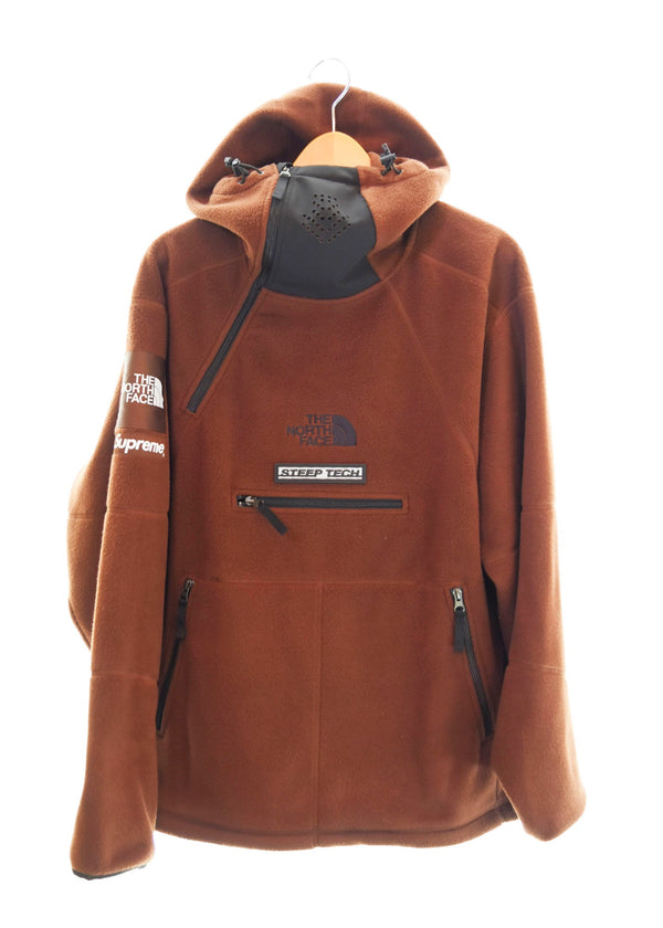 シュプリーム SUPREME TNF ノースフェイス Steep Tech Fleece Pullover フリースジャケット 茶 NA52208I ジャケット ブラウン Lサイズ 103MT-1631