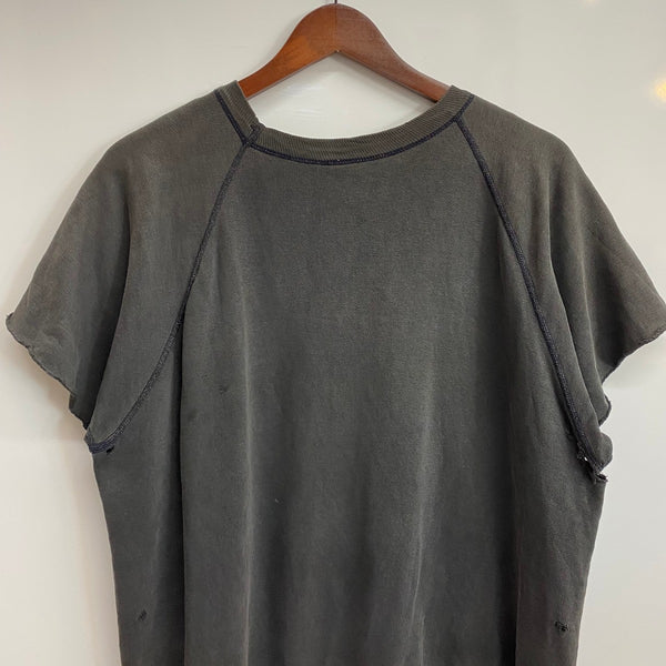 【曜日割引対象外】 チャンピオン Champion 60's SHORT SLEEVE SWEAT SHIRT CORNELL USA製 半袖 スウェット ブラック Lサイズ 201MT-3772 VB