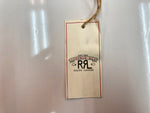 ダブルアールエル RRL LEATHER KEY CHAIN レザー キー チェーン キーリング キーホルダー Ralph Lauren ラルフローレン 茶 金 メンズジュエリー ウォレットチェーン・キーチェーン ロゴ ゴールド 104A-64