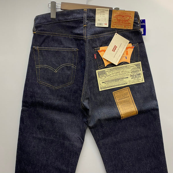 【曜日割引対象外】 リーバイス Levi's 90's 501XX BIG E USA製 98年製 555 バレンシア デッドストック W32 501-0003 デニム ブルー 32×36サイズ 201MB-1101 VB
