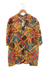 サンサーフ SUN SURF  KIHI KIHI CORAL FISH レーヨンシャツ オープンカラー 開襟 SS32701 半袖シャツ マルチカラー LLサイズ 103MT-3063