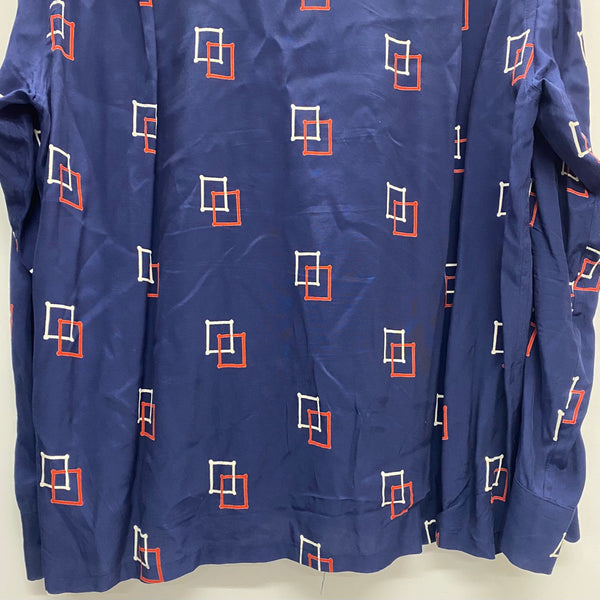 【曜日割引対象外】 グルービンハイ GROOVIN' HIGH The GROOVIN HIGH 長袖シャツ ネイビー Lサイズ 201MT-4213 VB