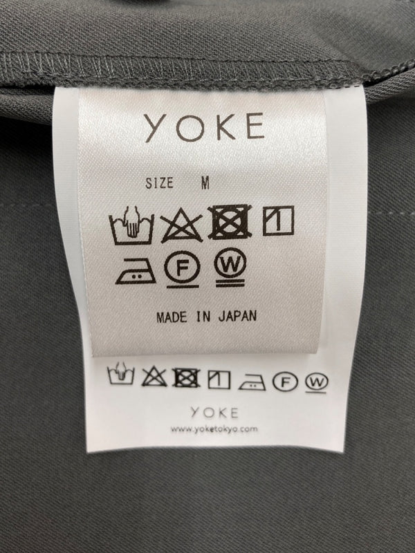 ヨーク YOKE 20SS SHIRTS CARDIGAN シャツ カーディガン テーラード 薄手 ジャケット 灰 YK20SS0096SH ジャケット 無地 グレー Mサイズ 104MT-1624