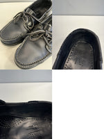 パラブーツ Paraboot BARTH MARINE バース マリン 黒 680052 メンズ靴 デッキシューズ ブラック サイズ7.5 101sh-2248