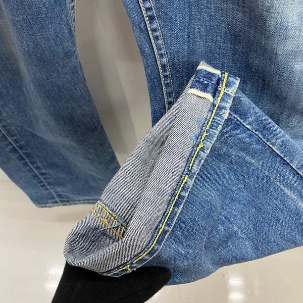 【曜日割引対象外】 ヴィンテージ vintage リー LEE 60's 70's 101Z サイド黒タグ USA製 デニム ブルー W37サイズ 201MB-859 VB