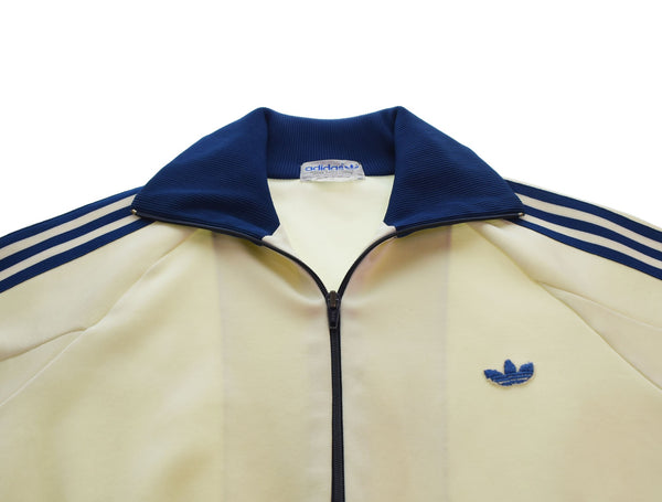 アディダス adidas 80s デサント製トラックジャケット 80's ADS-4F 2 ジャージ ホワイト 103MT-2942