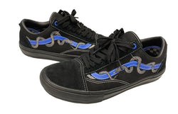 ヴァンズ VANS SKATE OLD SKOOL BREANA BLUE スケート オールドスクール 黒 青 VN0A5FCBY40 メンズ靴 スニーカー ブラック 27.5cm 101-shoes1567