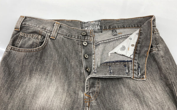 ステューシー STUSSY work gear black Denim Pants ワークギア ブラック デニム パンツ ダメージ加工 黒 デニム ブラック サイズ 36 104MB-307