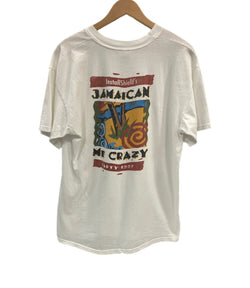 ヴィンテージ vintage 90's 90s Hanes VBITS'S 97 PARTY InstallSheild's JAMAICAN ME CRAZY 企業Tee アートT art  Tシャツ ホワイト Lサイズ 101MT-3541