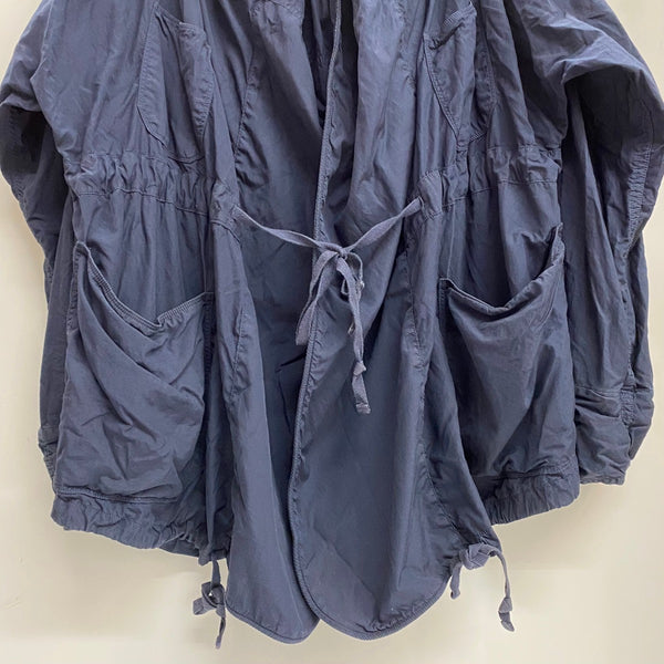 【曜日割引対象外】 キャピタル KAPITAL コットン ビッグフード コットンジャケット パーカ ネイビー Mサイズ 201MT-4410 VB