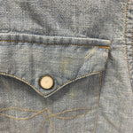 ダブルアールエル RRL デニムシャツ 長袖シャツ ブルー Sサイズ 201MT-4665