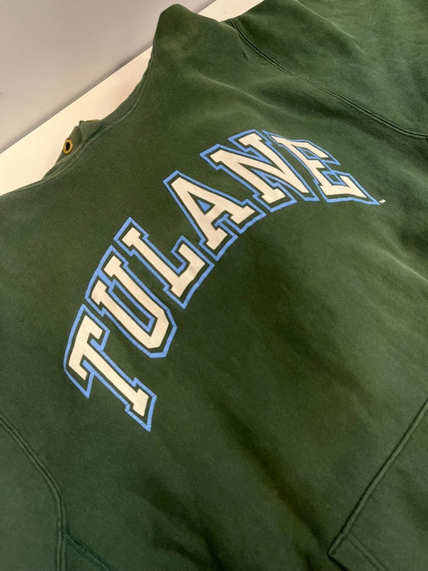 チャンピオン Champion 90s～ ヴィンテージ vintage 刺繍タグ リバースウィーブ REVERSE WEAVE USA製 アメリカ製  プリント XXL パーカ グリーン 3Lサイズ 101MT-4793