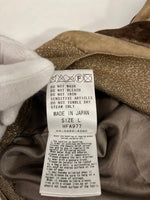 シェアースピリット SHARE SPIRIT HOMME シルク 総柄 ベロア スタジャン ジャケット マルチカラー Lサイズ 101MT-4979