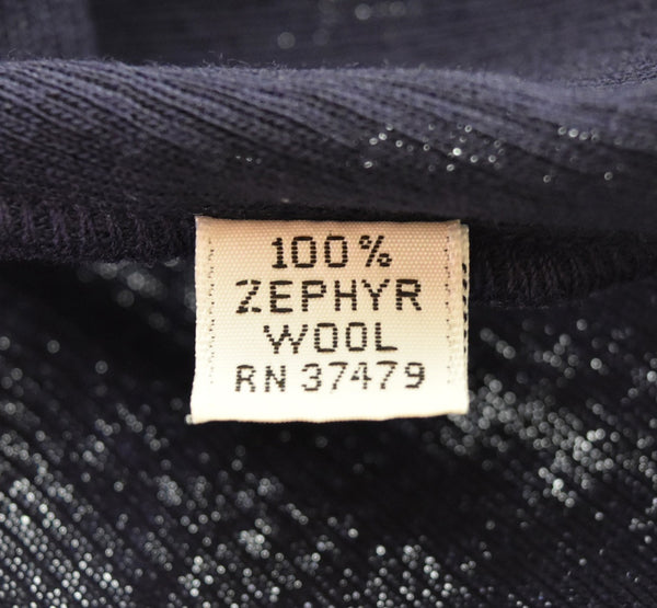 ペンドルトン PENDLETON 70s SIR PENDLETON ウールカーディガン ZEPHYR WOOL ナス紺 ミントコンディション 70's ウールジャケット セーター ネイビー Lサイズ 103MT-3467