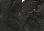 ダブルアールエル RRL SUEDE WESTERN PANTS スエード ウエスタン パンツ ジップフライ コンチョ ズボン 黒 無地 ボトムスその他 ブラック サイズ 32/32 104MB-377