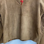 【曜日割引対象外】 ヴィンテージ vintage 60's The cloak and bagger 裏地ペイズリー ヌバックレザー プルオーバー ジャケット ブラウン 201MT-4648 VB