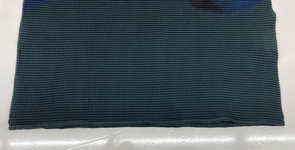 イッセイミヤケ ISSEY MIYAKE ミー me グラデーション シアー トップス ボックスプリーツ BOX PLEATS ポリエステル フィリピン製 グリーン系 MULTI COLOR MI01FJ241 長袖カットソー マルチカラー 104LT-237