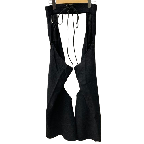 エムエーエスユー MASU 23SS TOWN CHAPS レイヤードパンツ ボトムスその他 ブラック 44サイズ 201MB-1163