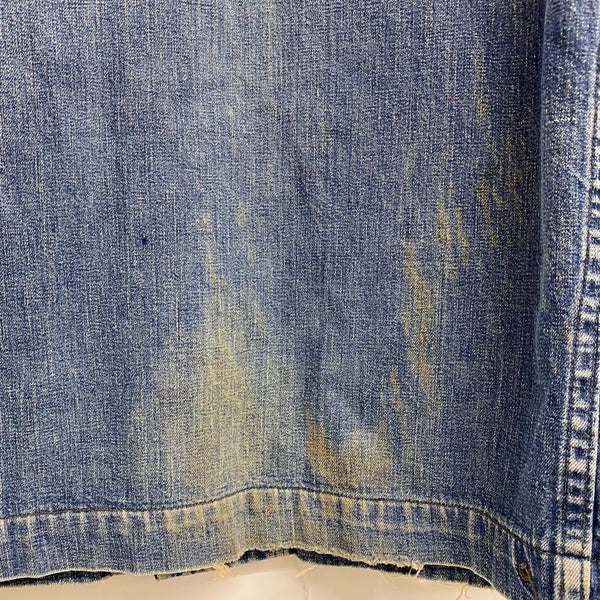 【曜日割引対象外】 ヴィンテージ vintage 40's~ US.NAVY ショールカラー デニムカバーオール ジャケット ブルー 201MT-4750 VB
