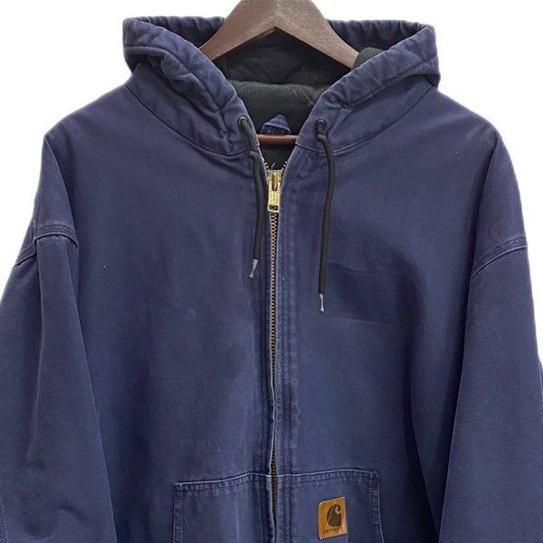 【曜日割引対象外】 カーハート Carhartt アクティブジャケット ネイビー 3XLサイズ 201MT-3731 VB