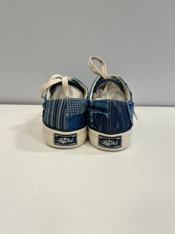 ラルフローレン RalphLauren KEATON V2-SK-LTL パッチワーク ロースニーカー シューズ メンズ インディゴ 青 メンズ靴 スニーカー ブルー 27.5cm 101sh-2411