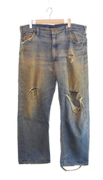 リー Lee 60s Vintage 101Z サイド黒タグ セミオートタロン ボタン裏33 赤耳 60's ヴィンテージ デニム ブルー W38 103MB-679