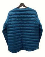 ナンガ NANGA INNER DOWN JACKET インナー ダウン ジャケット ノーカラー アウトドア WILD-1 紺 ジャケット ロゴ ネイビー Lサイズ 104MT-877