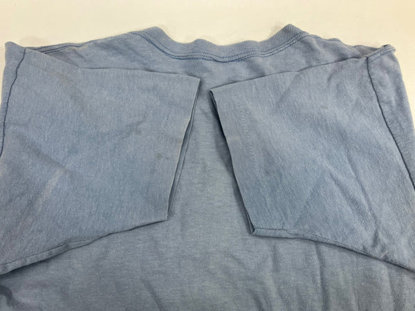 チャンピオン Champion 70's 70年代 バータグ Kermit カーミット プリント vintage ヴィンテージ made in USA アメリカ製 Tシャツ ブルー Lサイズ 101MT-4043