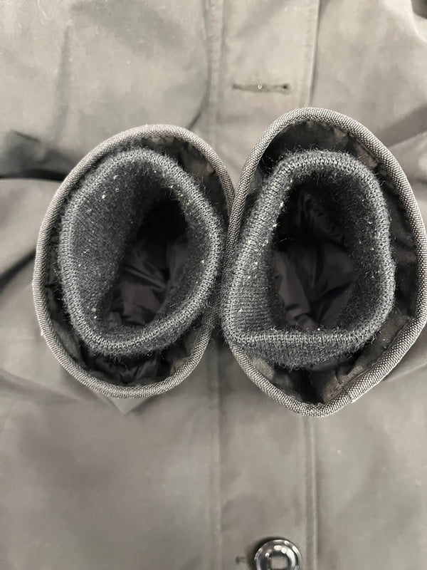 カナダグース CANADA GOOSE BRONTE PARKA ブロンテ ダウンコート サザビーリーグタグ ファーコート 黒 2603JL ジャケット ブラック XS 101LT-185