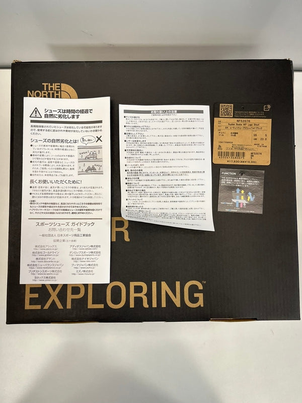 ノースフェイス THE NORTH FACE ヌプシブーティ WP LOGO SHORT ユーティリティブラウン×TNFブラック NF52076 レディース靴 ブーツ その他 ブラウン 23cm 101sh-2349